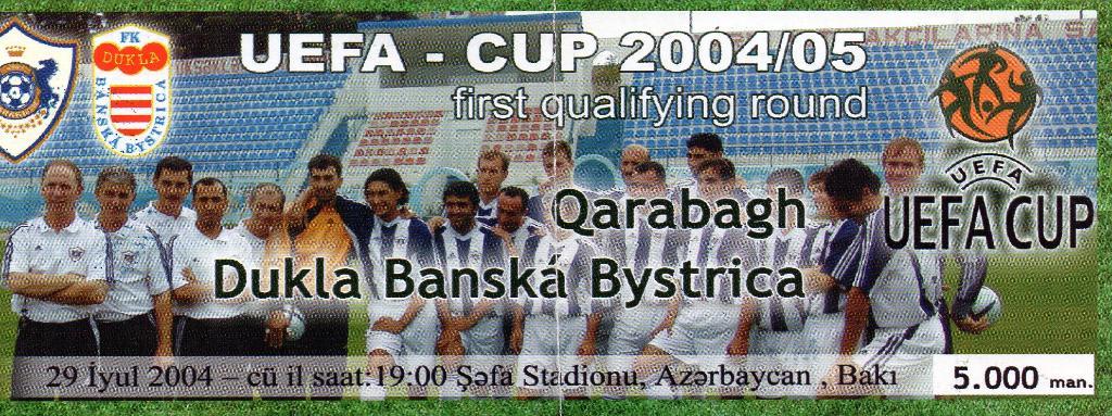 Карабах Агдам , Азербайджан - Дукла Банска Бистрица Словакия 2004