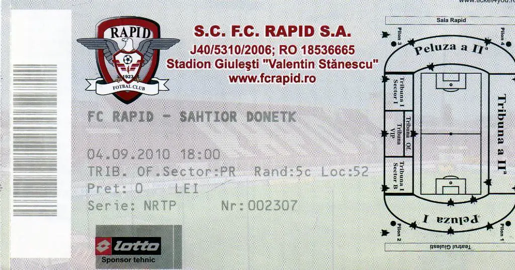 Рапид Бухарест , Румыния - Шахтер Донецк , Украина 2006