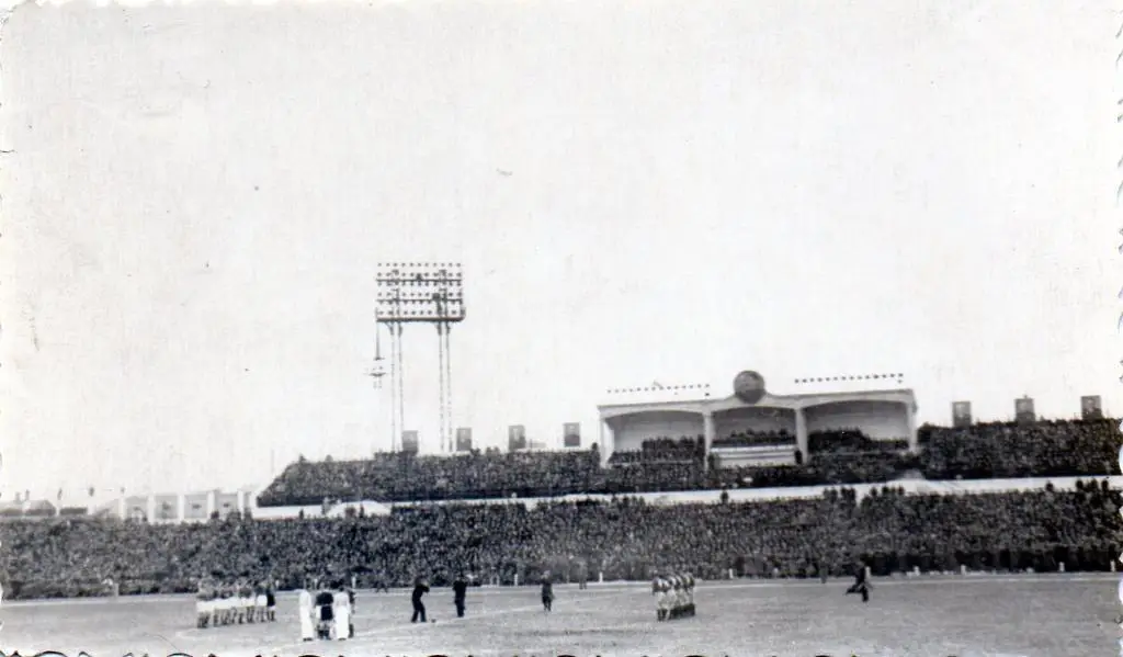 Вид стадиона Шахтер Сталино 1950 - 1951 года ОРИГИНАЛ