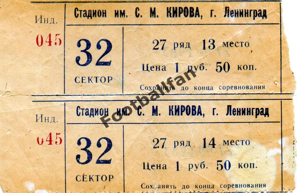 Зенит Ленинград - Динамо Киев 27.06.1983