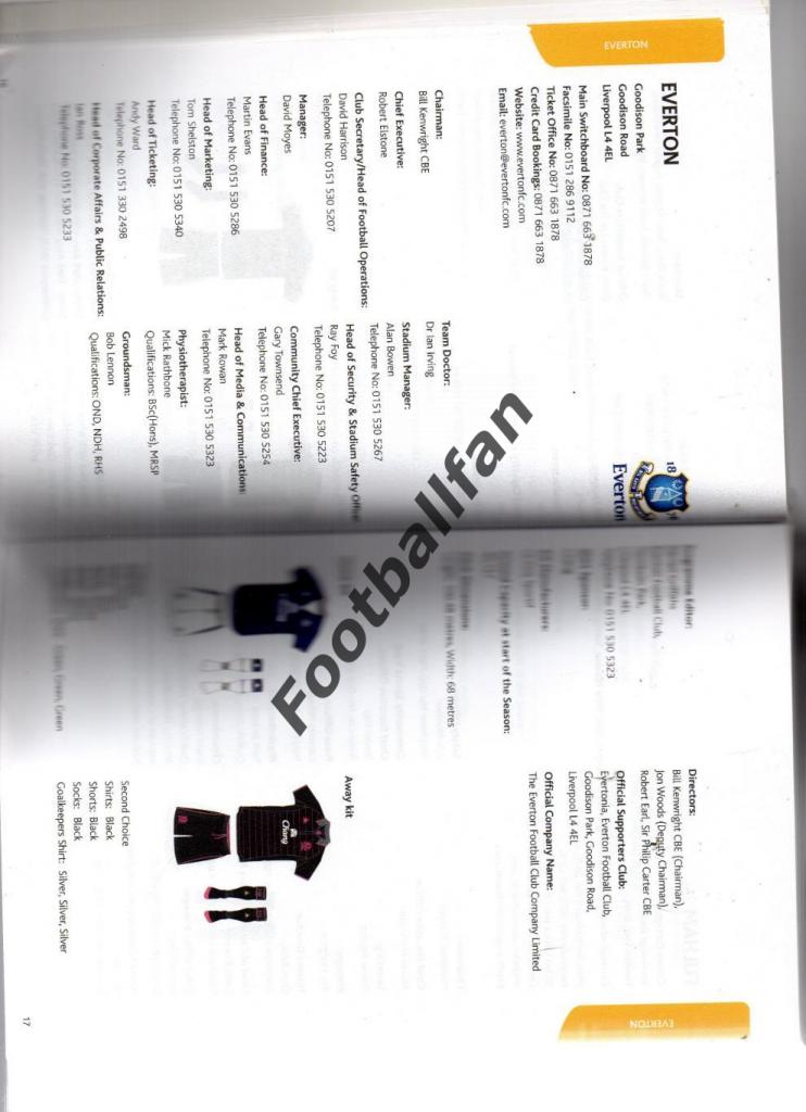 PREMIER LEAGUE . Handbookl . Season 2009-10 . Стр.464 2