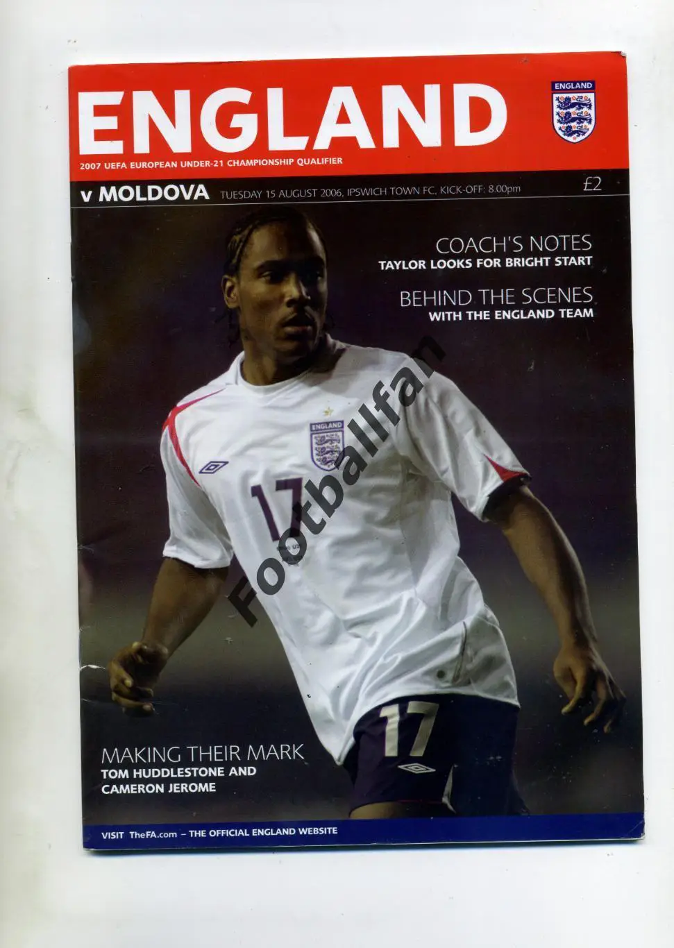 Англия - Молдова 16.08.2006