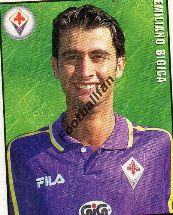 MERLIN CALCIO 1998 . Emiliano Bigiga . Фиорентина Флоренция . № 131