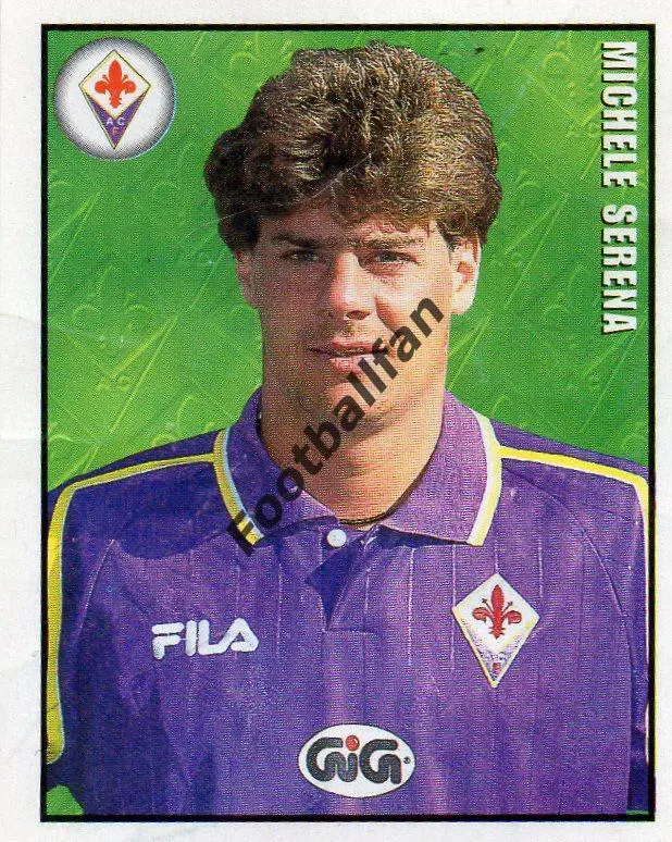 MERLIN CALCIO 1998 . Michele Serena . Фиорентина Флоренция . № 129