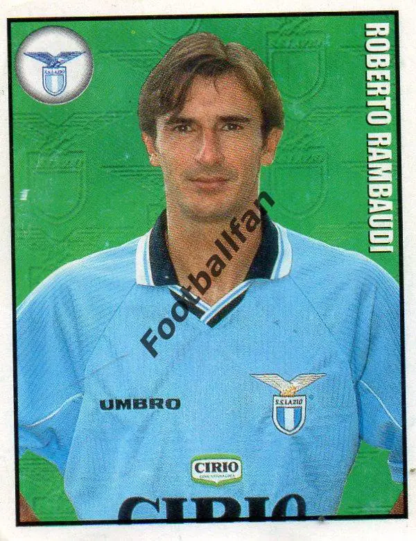 MERLIN CALCIO 1998 . Roberto Rambaudi . Лацио Рим . № 205