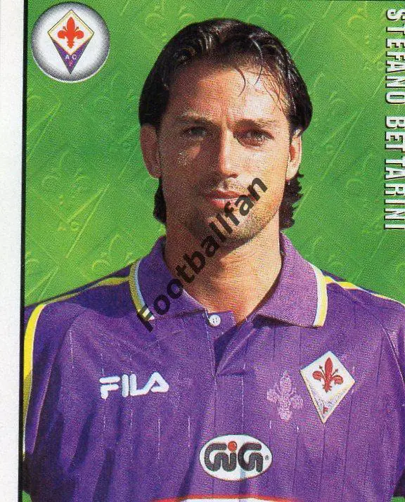 MERLIN CALCIO 1998 . Stefano Bettarini . Фиорентина Флоренция . № 127