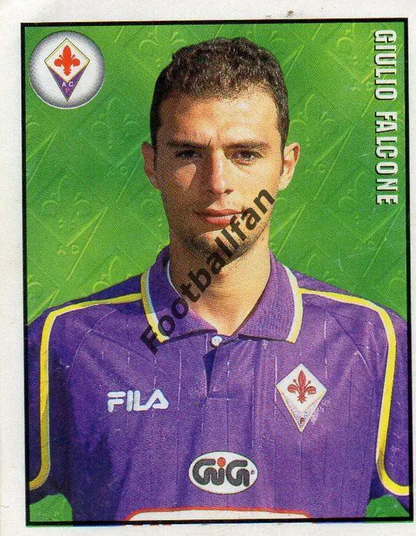 MERLIN CALCIO 1998 . Giulio Falcone . Фиорентина Флоренция . № 124
