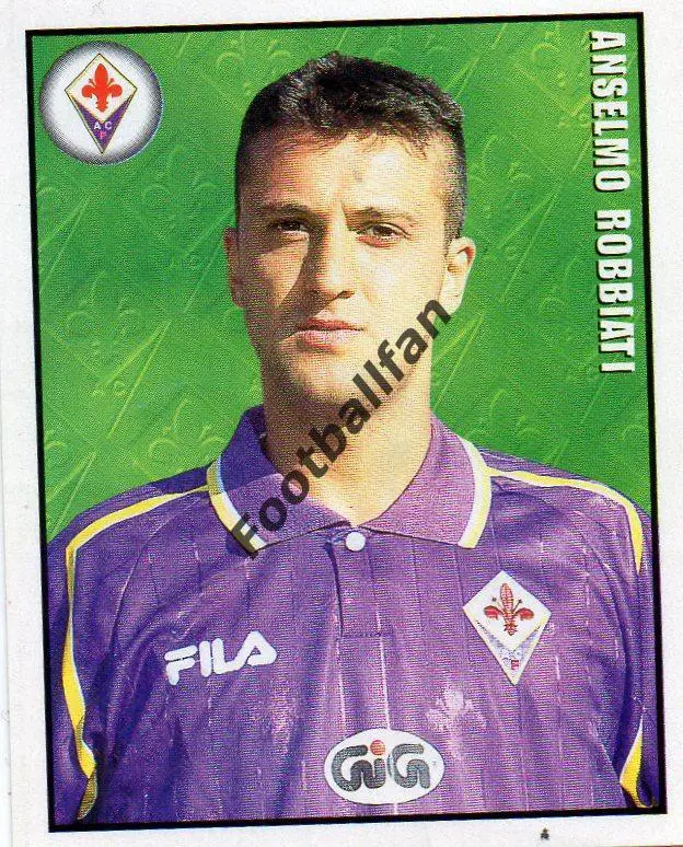 MERLIN CALCIO 1998 . Anselmo Robbiati . Фиорентина Флоренция . № 139