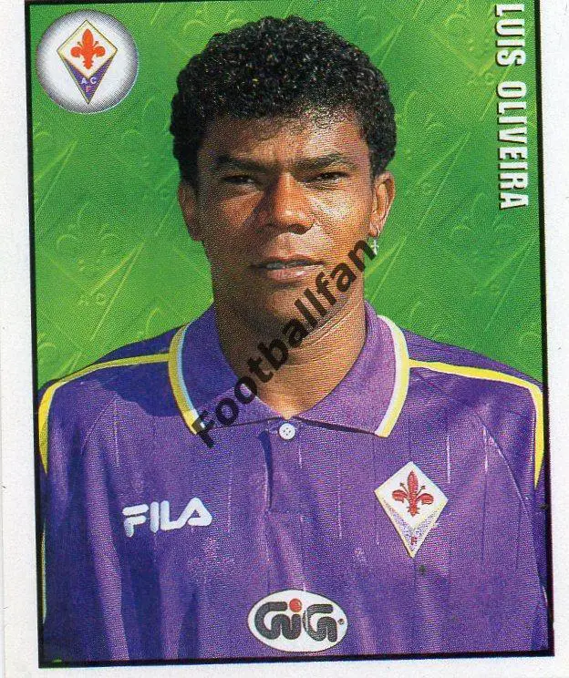 MERLIN CALCIO 1998 . Luis Oliveira . Фиорентина Флоренция . № 140