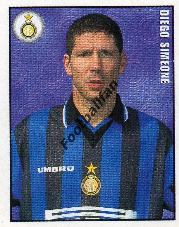 MERLIN CALCIO 1998 . Diego Simeone. Интернационале Милан. № 156
