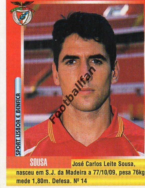 PANINI SPORTS . FUTEBOL 98-99 . JOSE CARLOS LEITE SOUSA . № 23