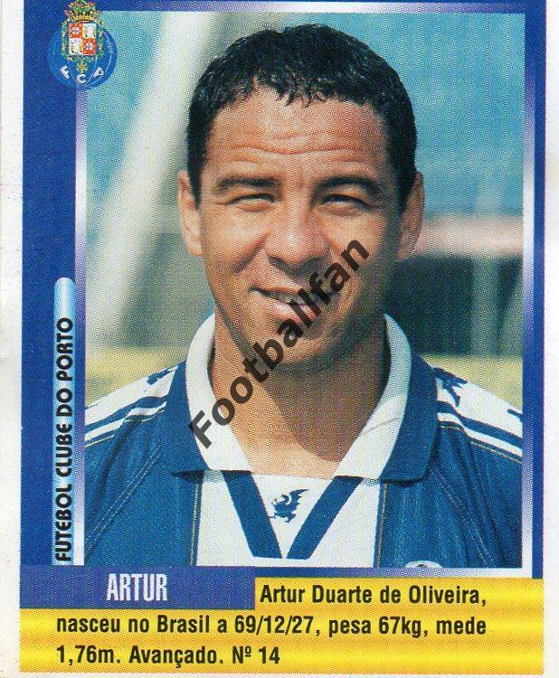 PANINI SPORTS . FUTEBOL 98-99 . ARTUR. № 15