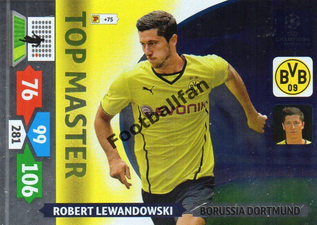 CHAMPIONS LEAGUE 2013 - 2014 . ROBERT LEWANDOWKI .BORUSSIA DORTMUND .