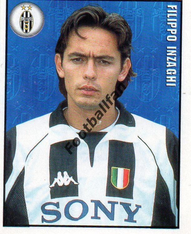 MERLIN CALCIO 1998 . FILIPPO INZAGHI. Ювентус . № 183