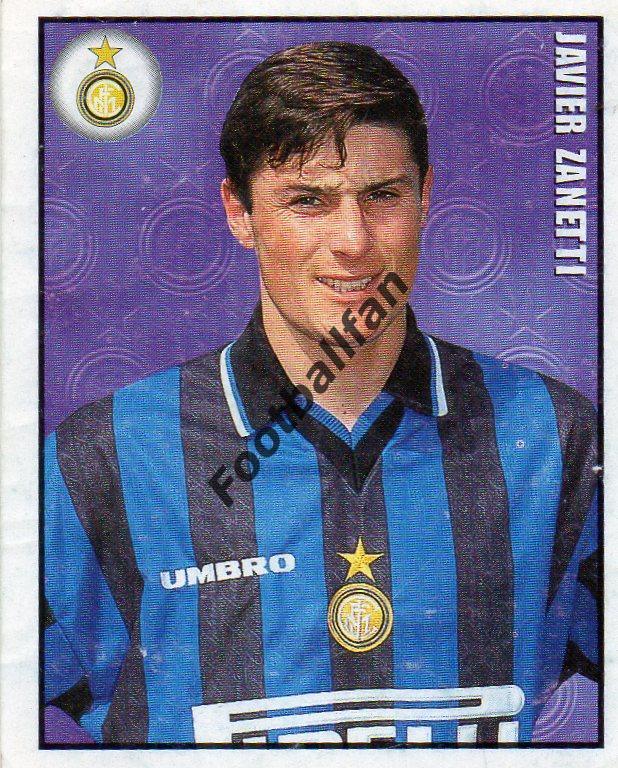 MERLIN CALCIO 1998 . JAVIER ZANETTI . Интернационале . № 152