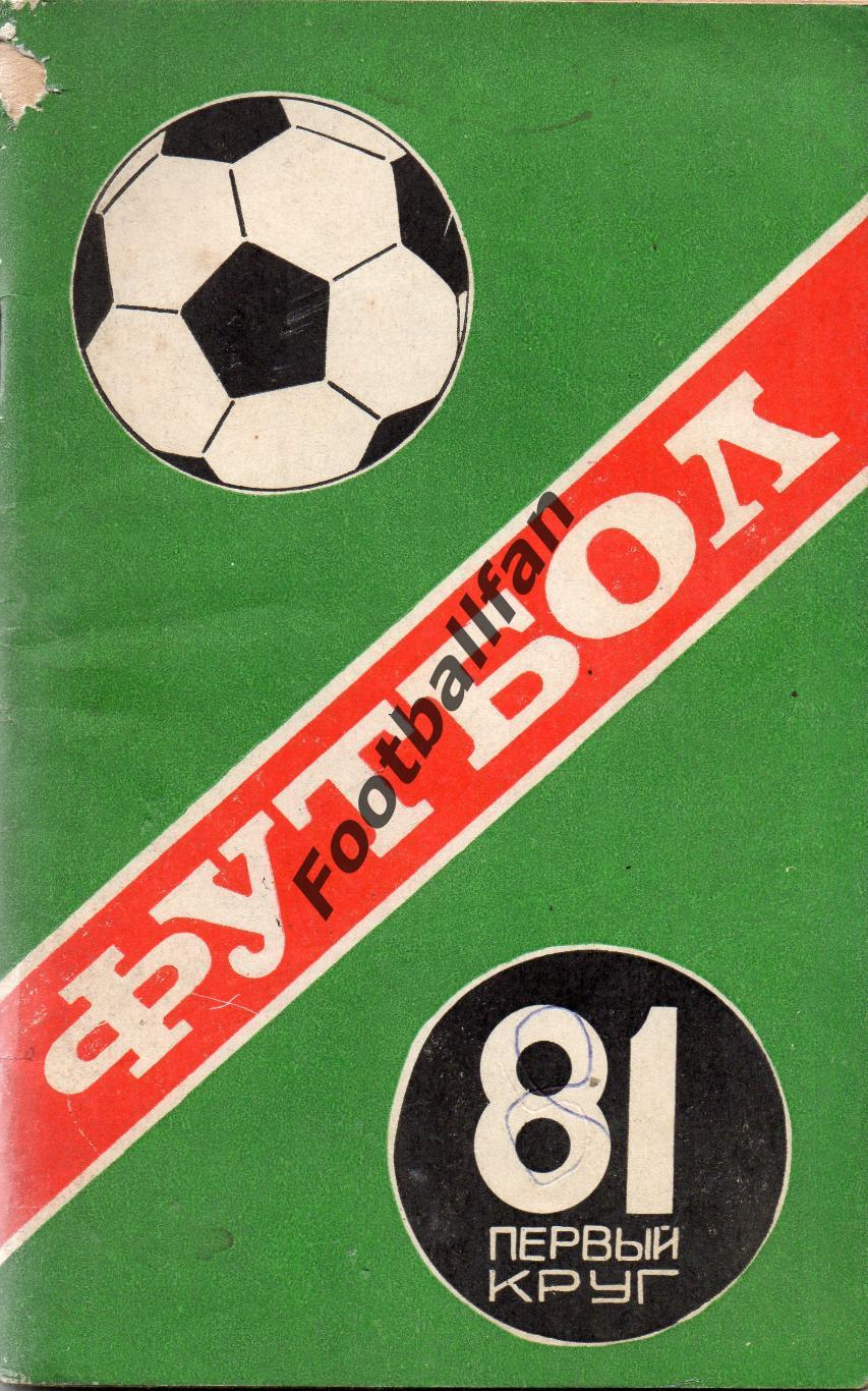 Краснодар 1981 год 1-й круг