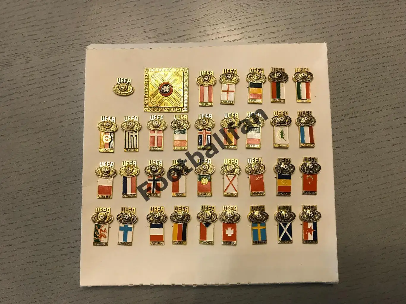 Чемпионат Европы среди юношей . 1984 год . В родной коробке .