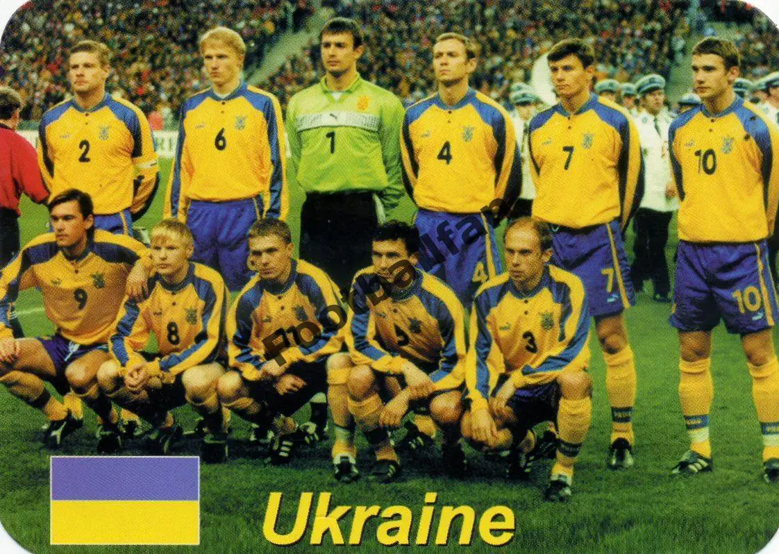 Сборная Украина 2001 год