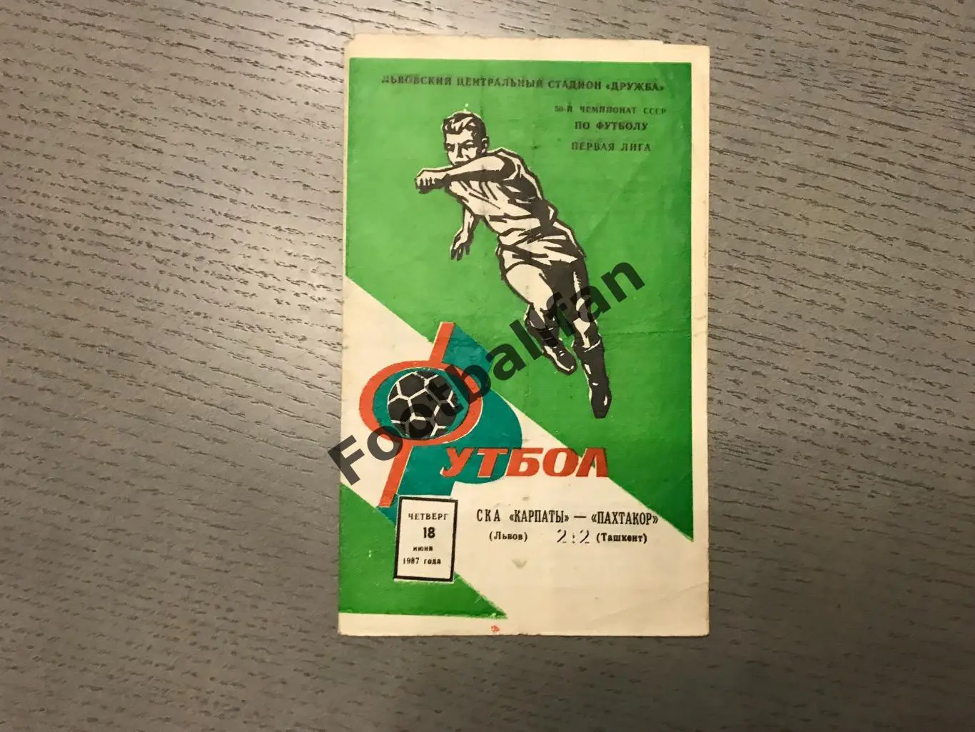 СКА Карпаты Львов - Пахтакор Ташкент 18.06.1987