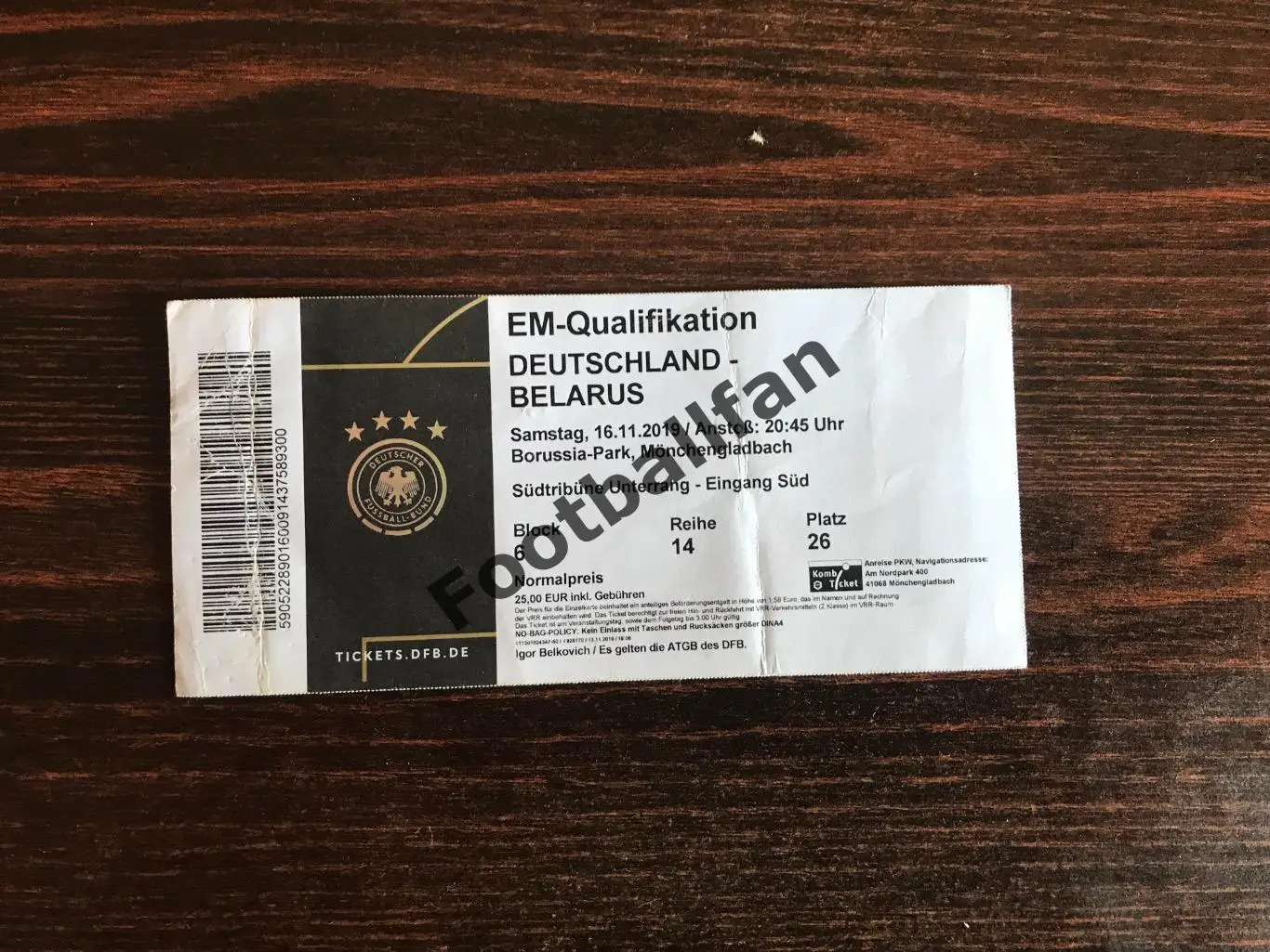 Германия - Беларусь 16.11.2019