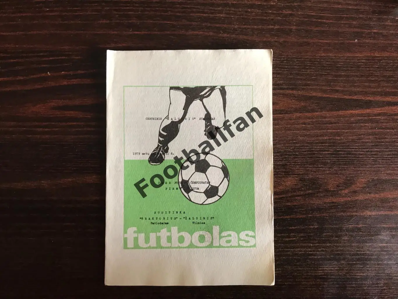 Жальгирис Вильнюс - Трактор Павлодар 1979