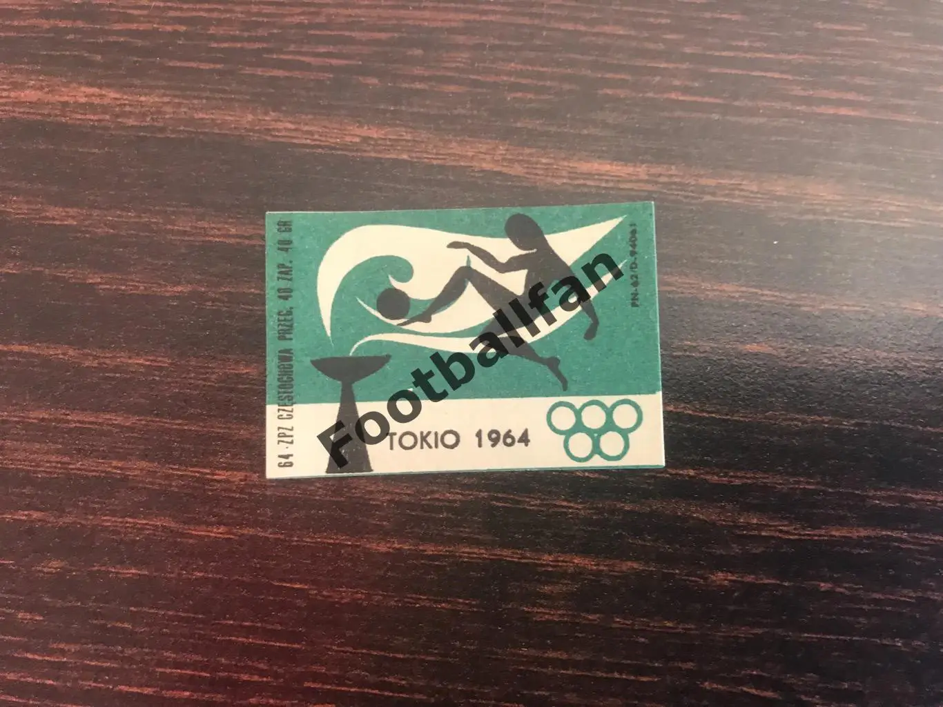 Спичечные этикетки ( Спички ) Олимпийские игры Токио 1964 год . Футбол