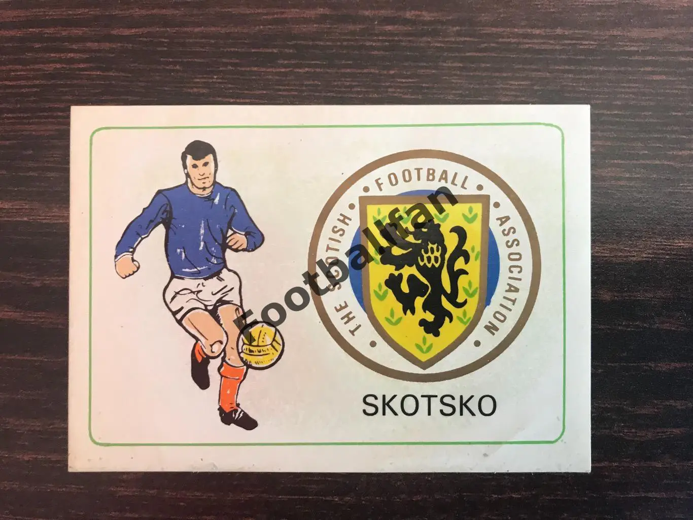 Наклейка . Федерация Футбола Шотландия