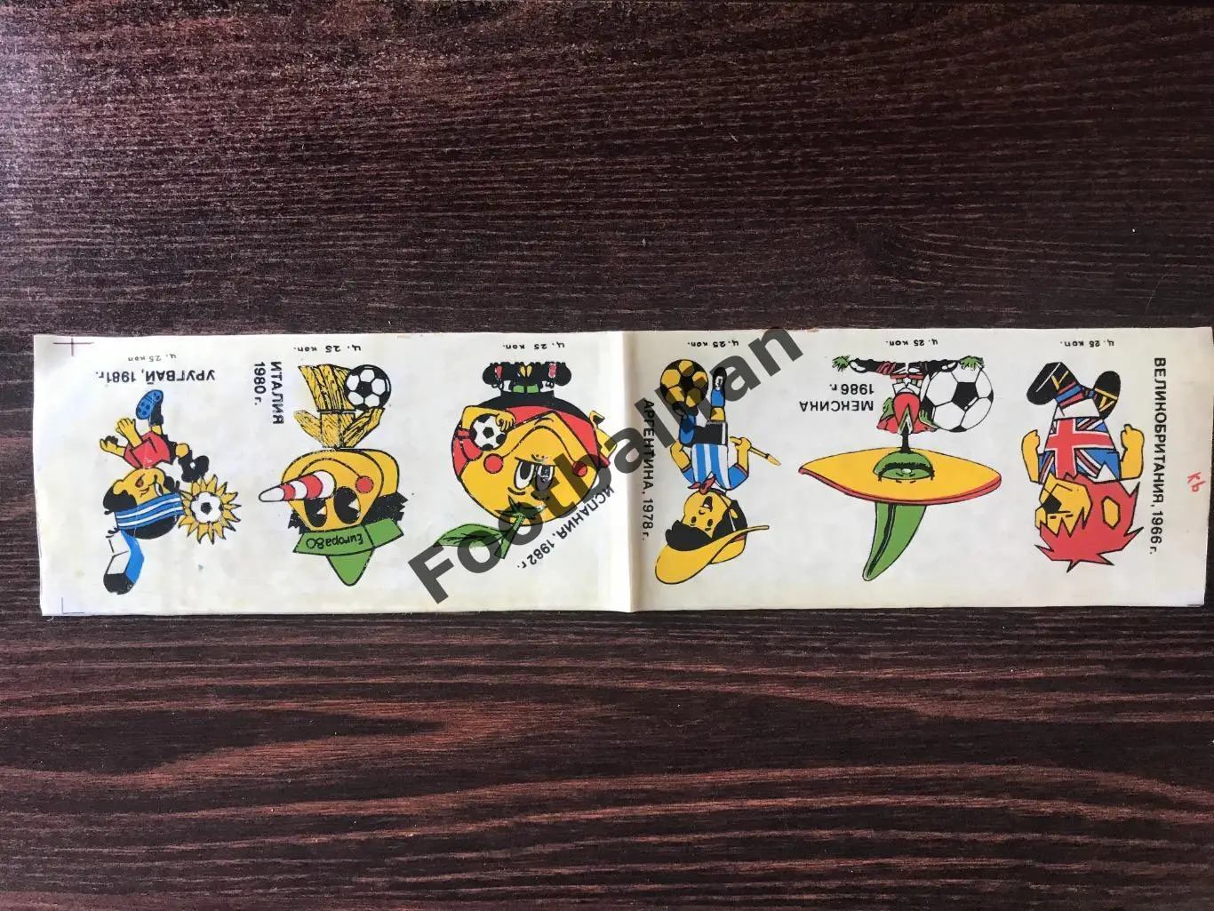 Талисманы чемпионатов мира