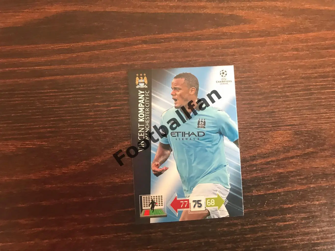 Лига Чемпионов . Сезон 2012-2013 . Винсент Компани ( Манчестер Сити )