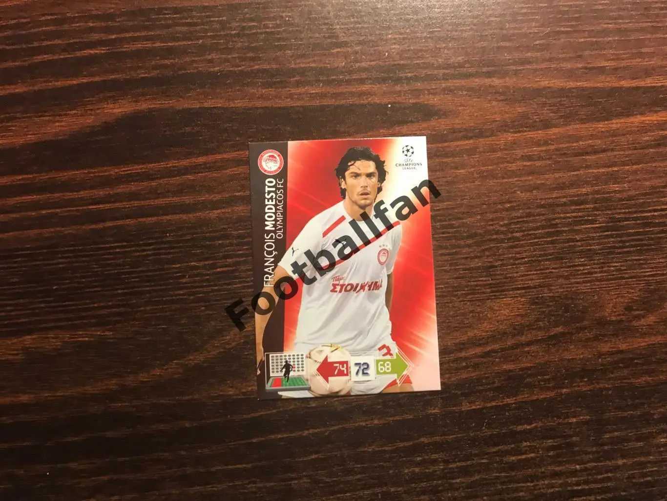 Лига Чемпионов . Сезон 2012-2013 . Франсуа Модесто ( Олимпиакос Пирей )