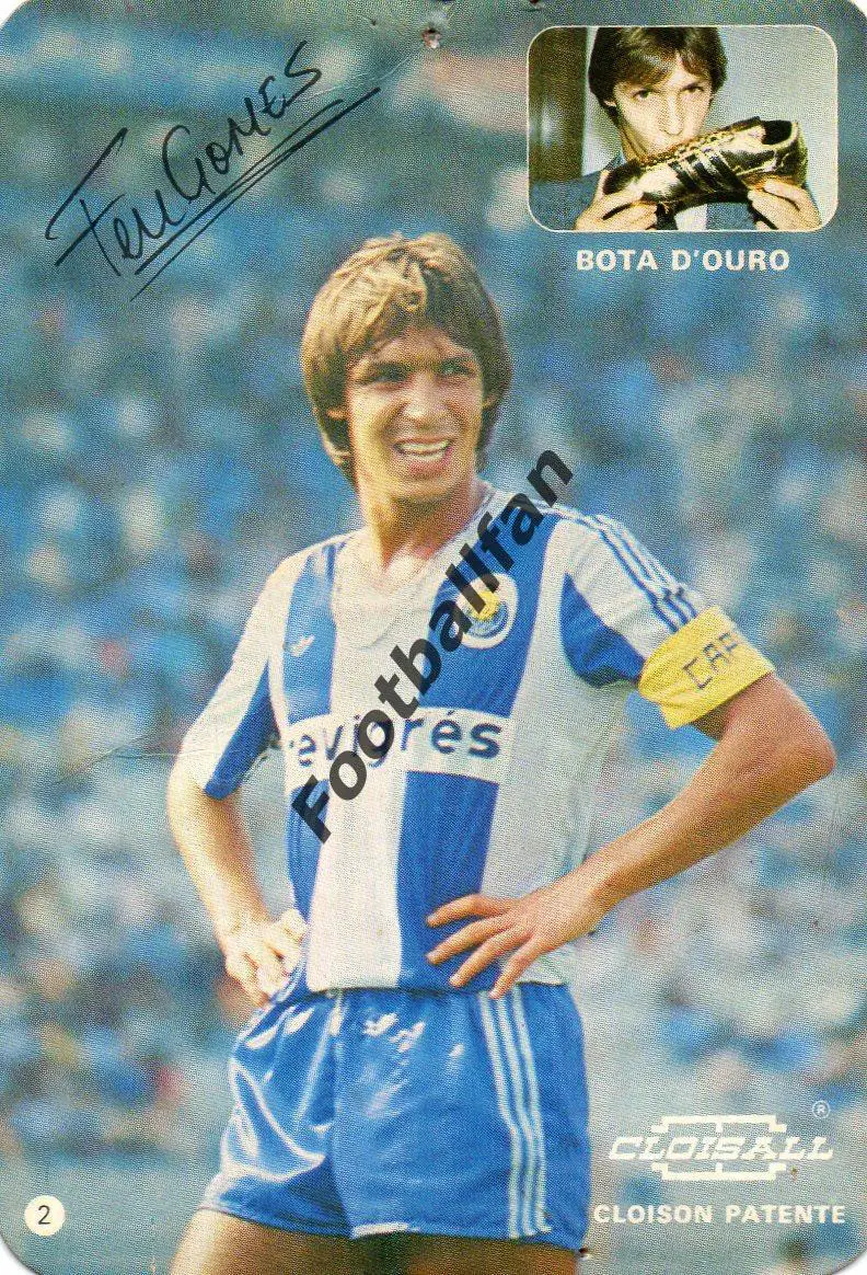 Фернанддо Гомеш ( Порту Португалия ) . 1984 год . Обладатель Золотой бутсы .