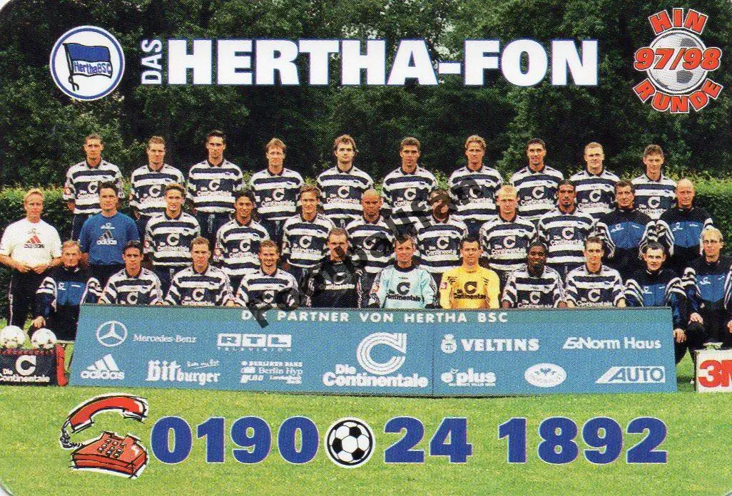 Герта Берлин , Герммания 1997 - 1998