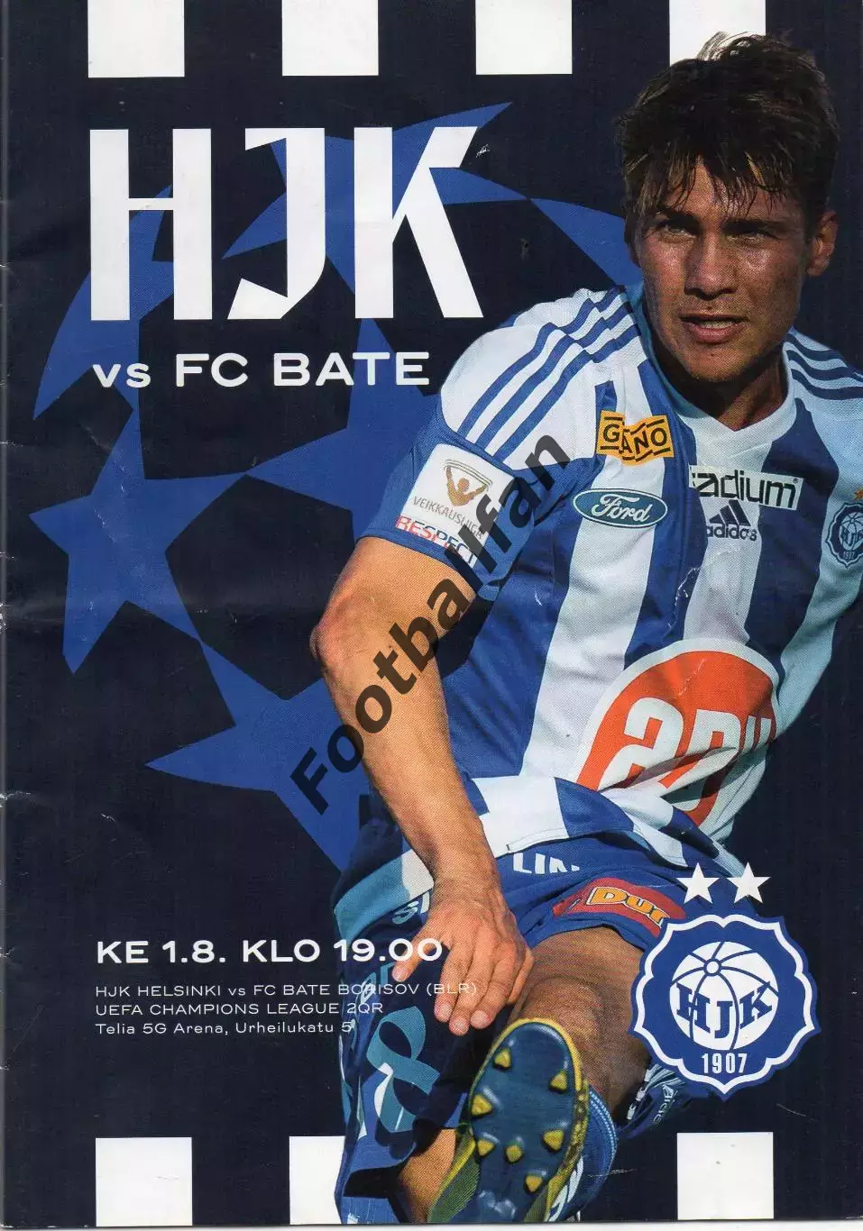 ХИК Хельсинки , Финляндия - БАТЭ Борисов , Беларусь 2018