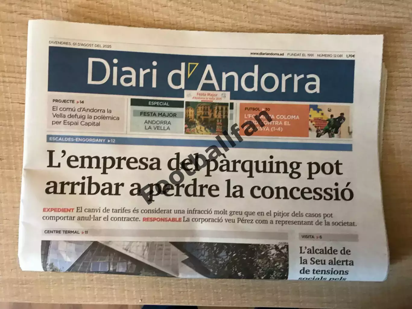 Санта Колома Андорра - Полесье Житомир , Украина 31.07.2025 Отчет о матче