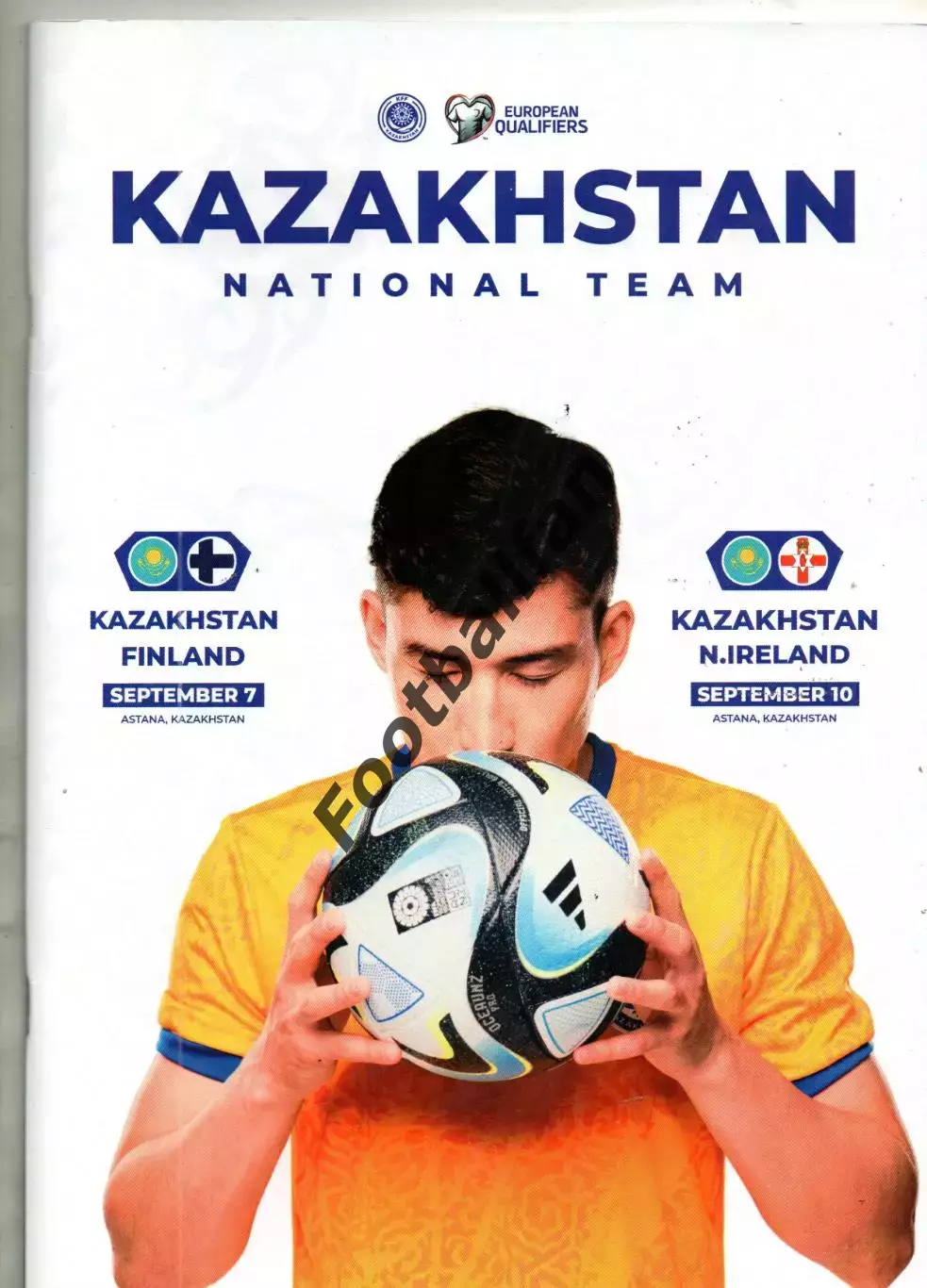 Казахстан - Финляндия 07.09 + Северная Ирландия 10.09.2023
