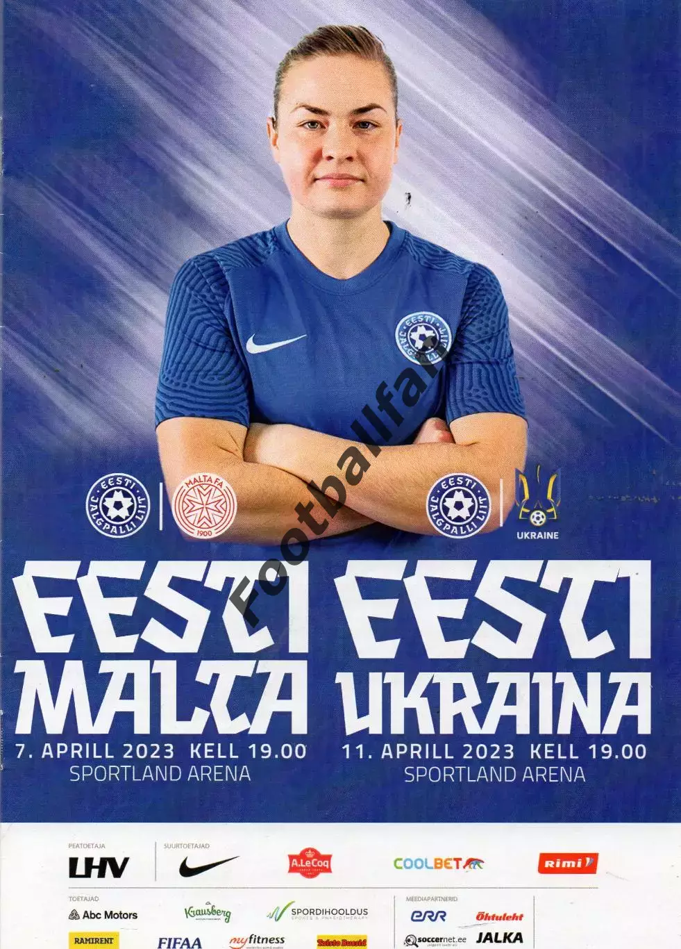 Эстония - Мальта 07.04 + Украина 11.04.2023 Женщины