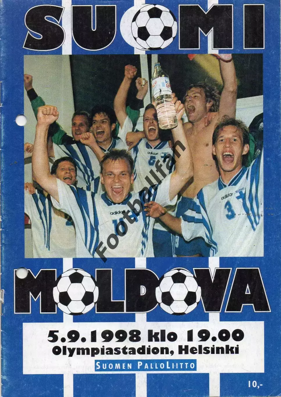 Финляндия - Молдова 05.09.1998