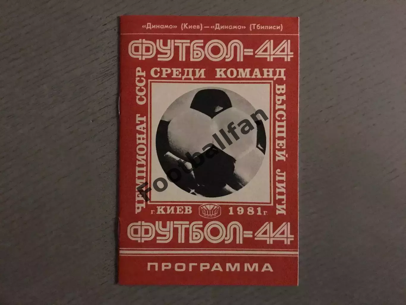 Динамо Киев - Динамо Тбилиси 24.05.1981