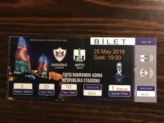 Карабах Агдам - Нефтчи Баку 25.05.2016 финал Кубка Азербайджана