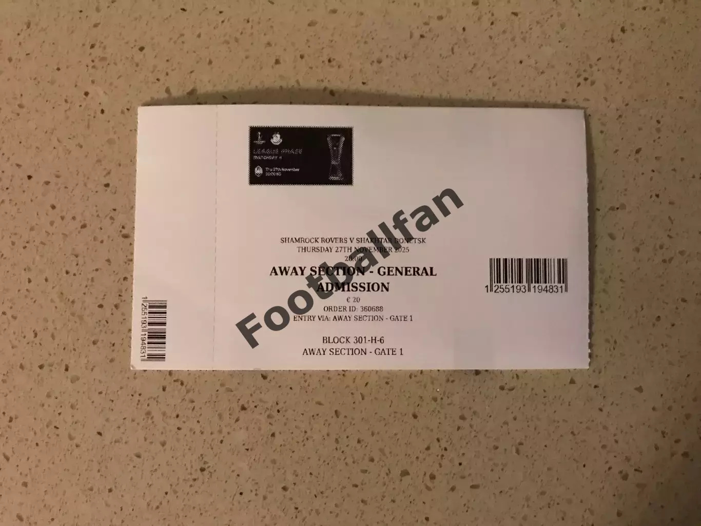 Шемрок Роверс Дублин , Ирландия - Шахтер Донецк, Украина 27.11.2025 ИДЕАЛ