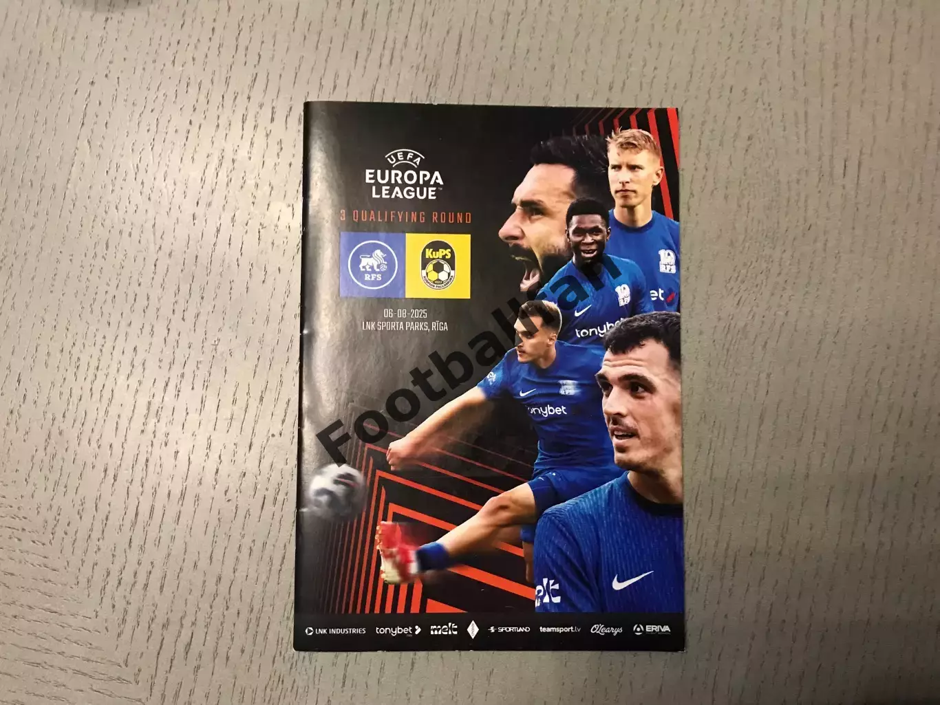 РФС РФШ Рига , Латвия - КуПС Финляндия 07.08.2025 ОФИЦИАЛЬНАЯ ОРИГИНАЛ