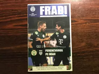 Ференцварош Будапешт , Венгрия - Ноа Ереван , Армения 30.07.2025 ОРИГИНАЛ