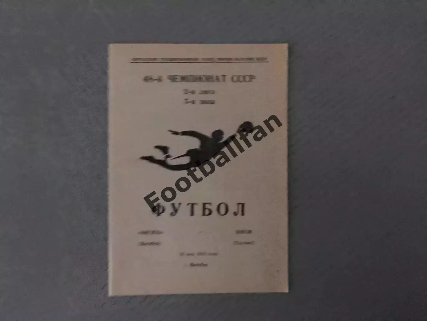 Витязь Витебск - ШВСМ Таллинн 28.05.1985