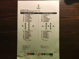 Хамрун Спартанс Мальта - Шахтер Донецк , Украина 11.12.2025