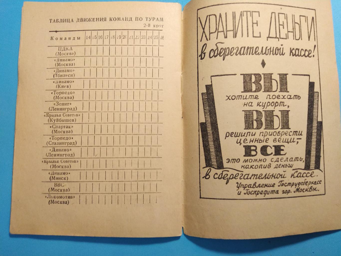 Спартак Москва (№1)1948 ИздательствоМосковский большевик 5