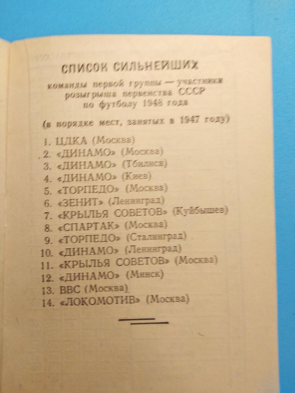 Динамо (Киев) 1948 ИздательствоМосковский большевик 5