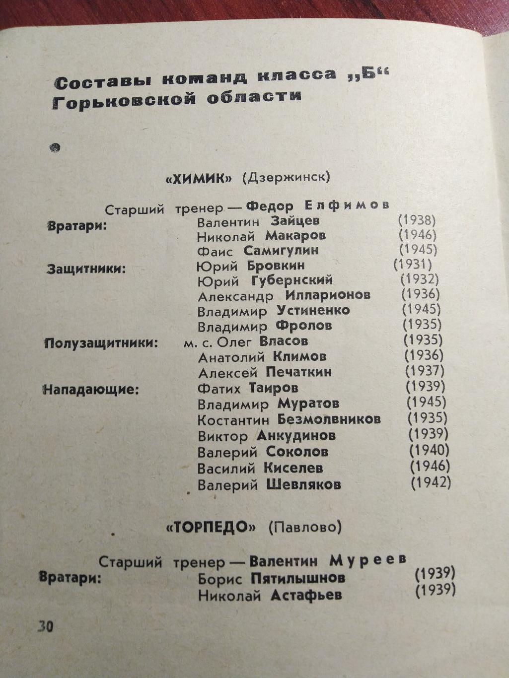 Футбольный справочник- календарь 1964 Горький Волга(Нижний Новгород) 5