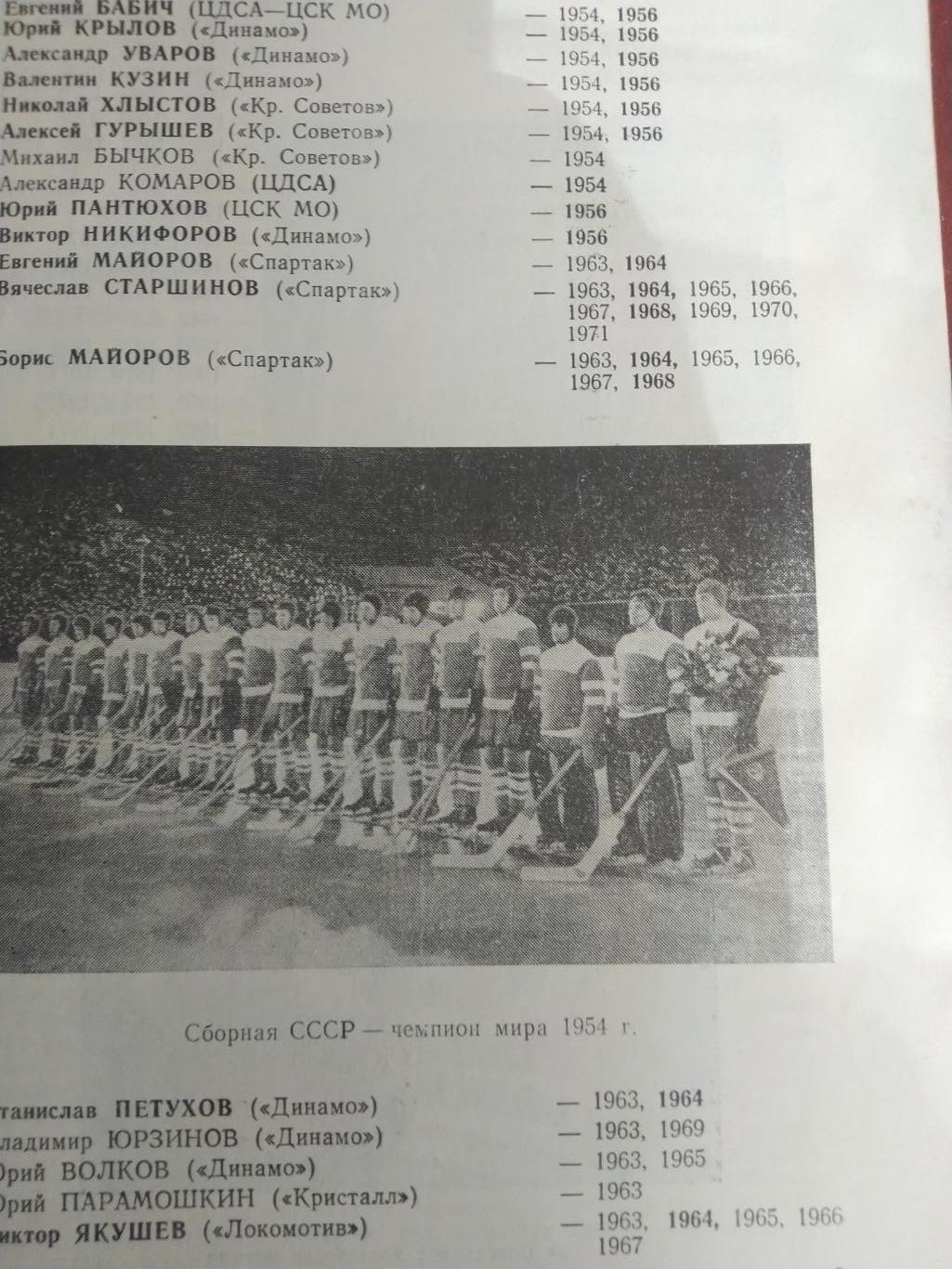 Справочник -календарь Хоккей Приз Известий 1971 2