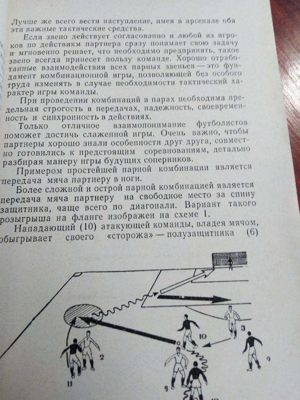 Симаков Футбол Парные тактические комбинации Москва 1975 2