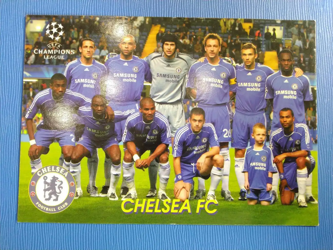 ОТКРЫТКА-КАРТОЧКА МОЙ ФУТБОЛ - ЧЕЛСИ А05